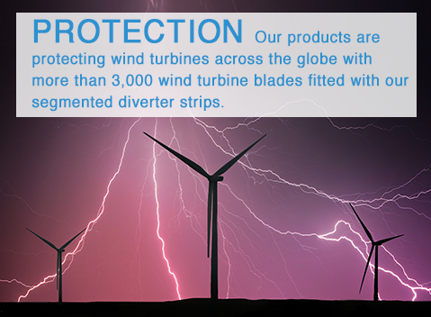 lightning protection for wind turbines